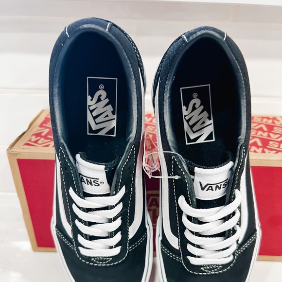 Vans Ward Canvas- Suede/Classic Black & White size 7 - Picture 5 of 7